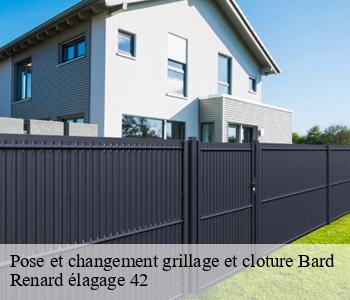 Pose et changement grillage et cloture bard-42600 Renard élagage 42